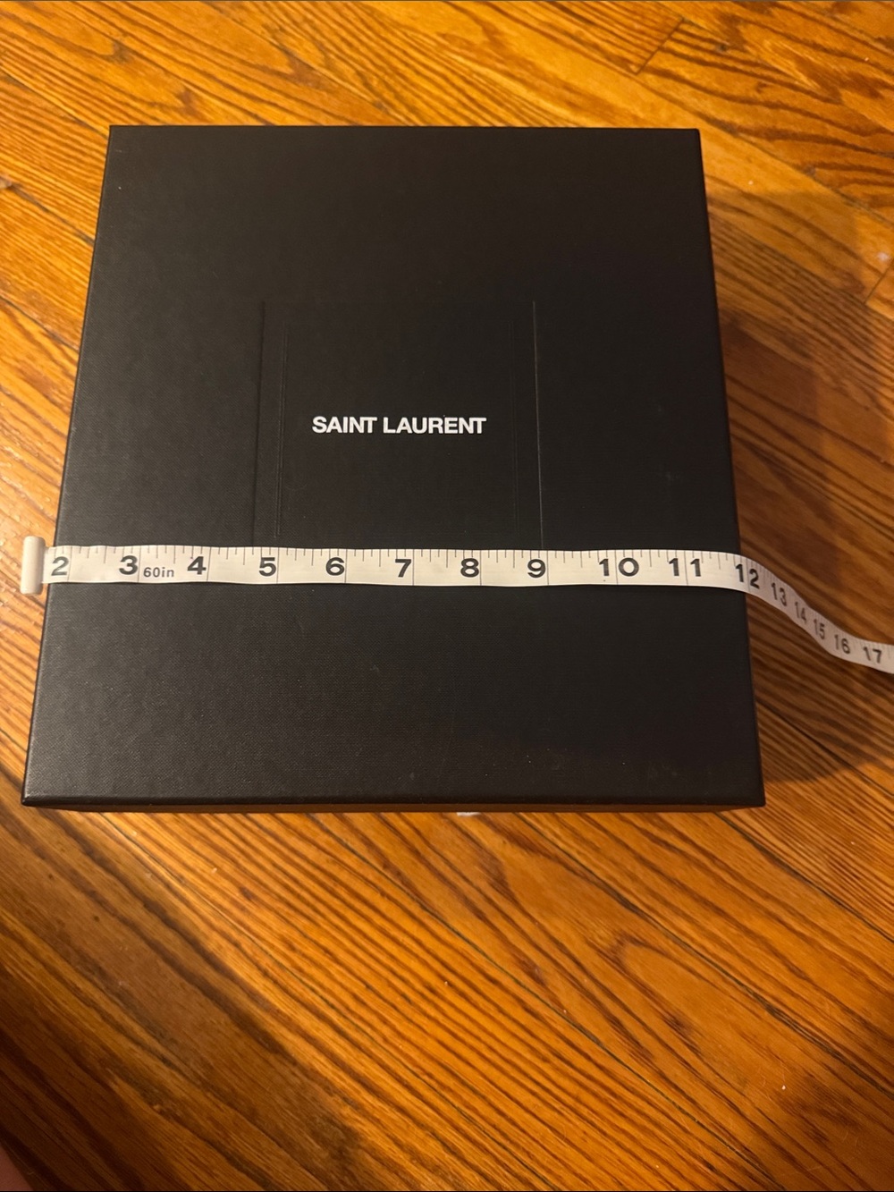 Saint Laurent Black Box with White Logo